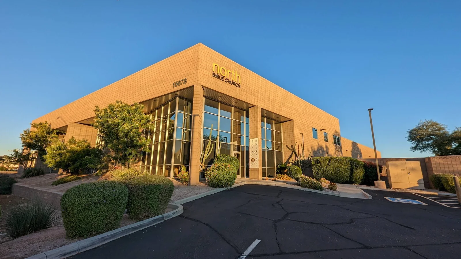 Church Building Banner North Bible Church in Scottsdale, AZ